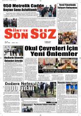 SİİRT’TE SON SÖZ