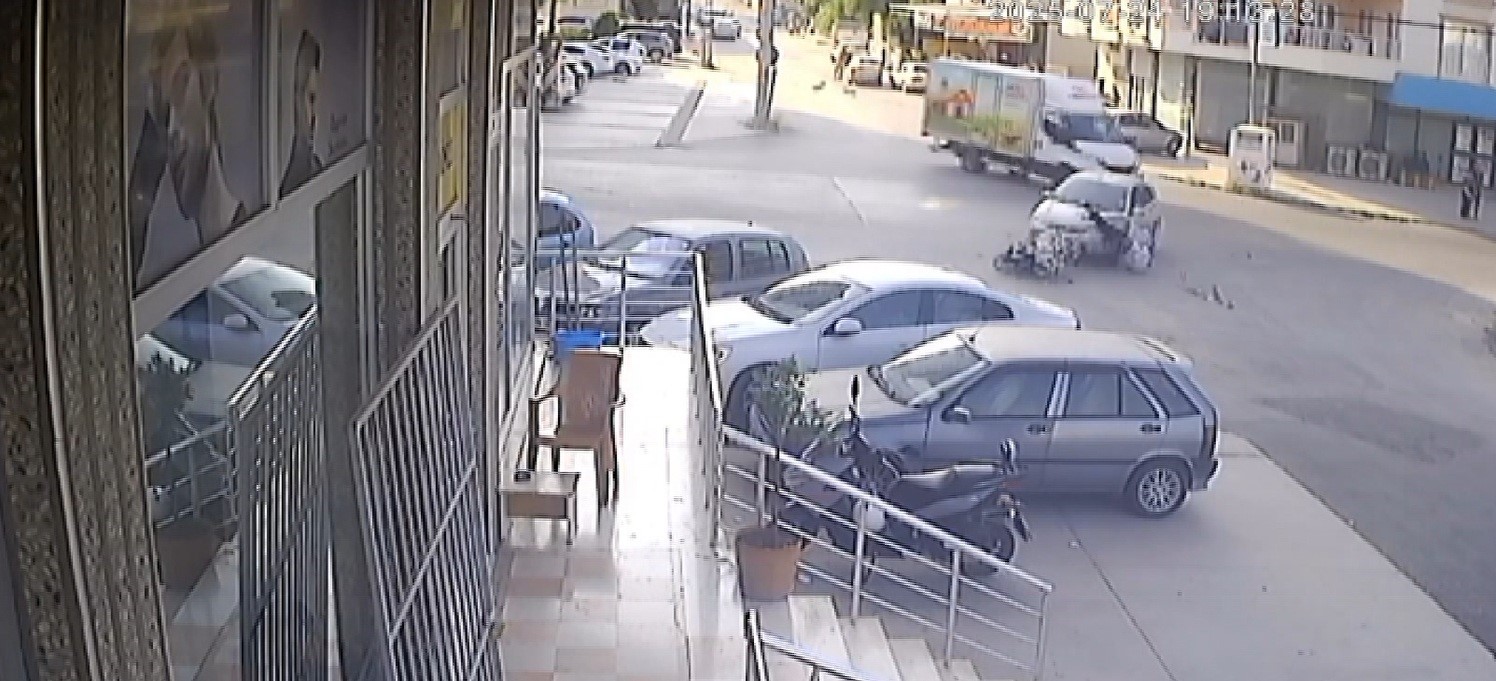 MERSİN’DE TRAFİK KAZASI: 1 YARALI