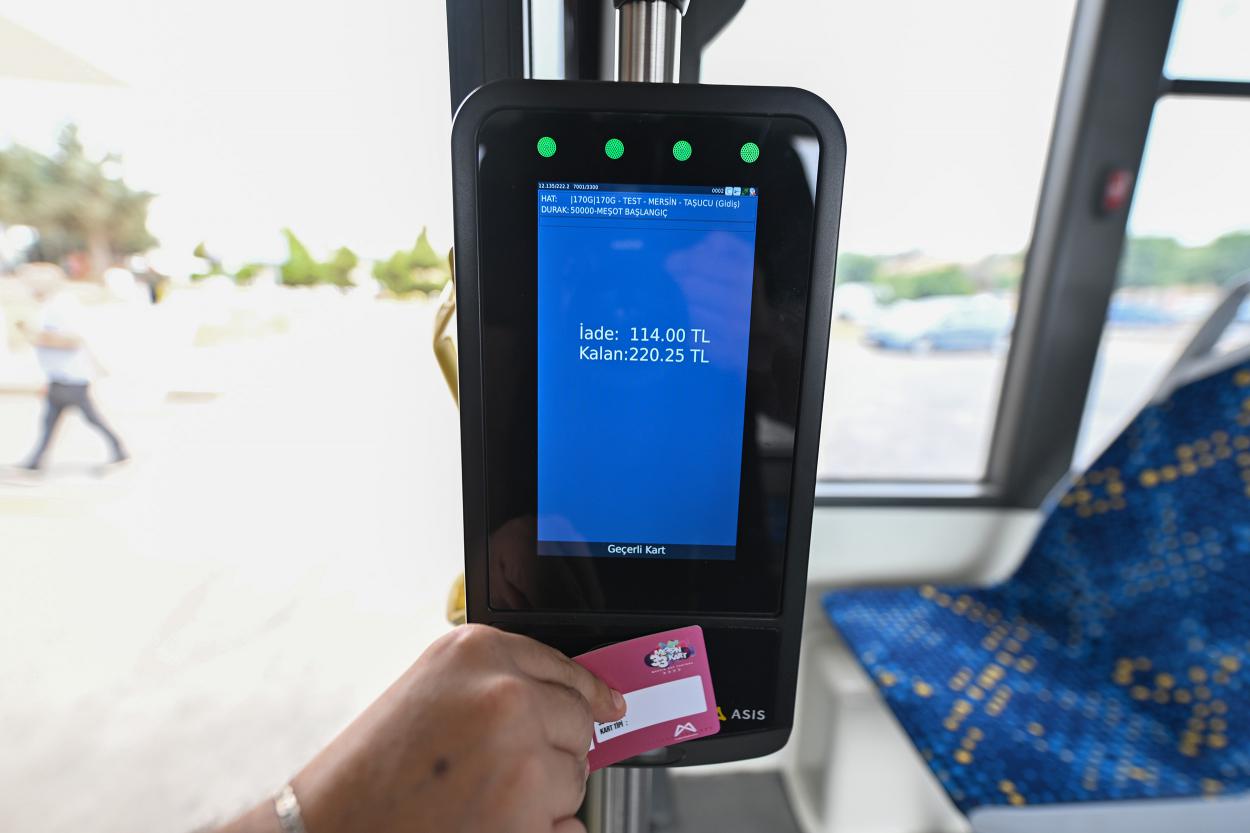 MERSİN’DE OTOBÜSLERDE ’GİTTİĞİN YERE KADAR ÖDE’ DÖNEMİ BAŞLADI