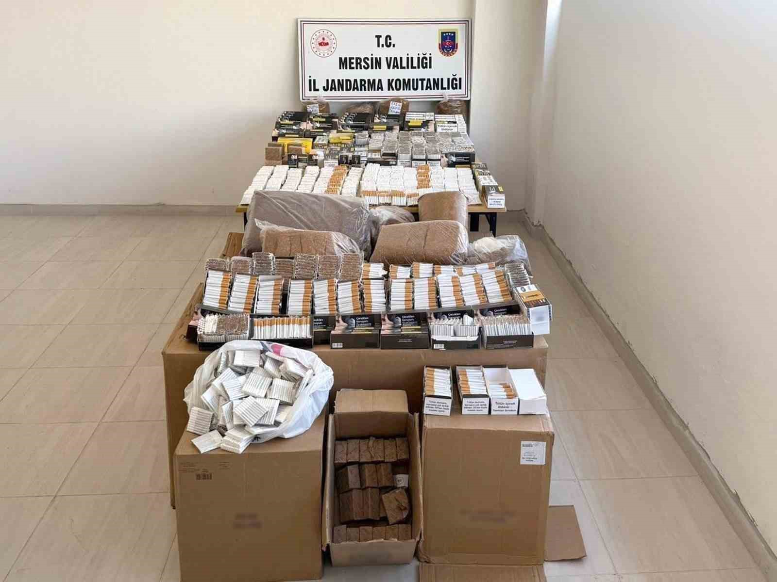 BİNLERCE MAKARON ELE GEÇİRİLDİ: 4 GÖZALTI