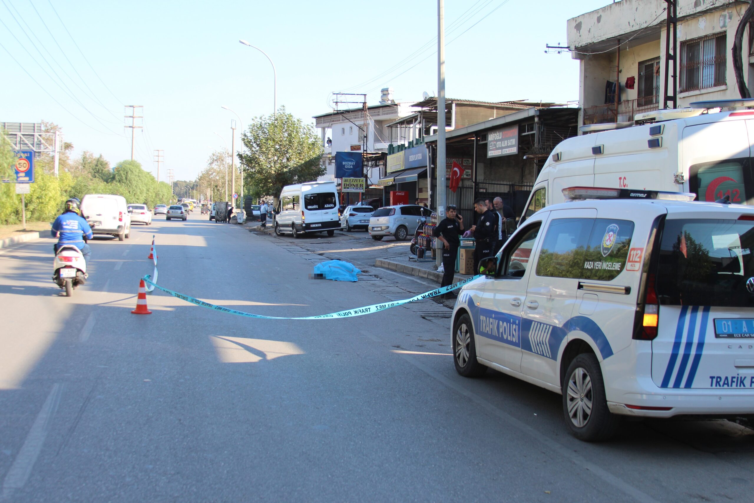 ADANA’DA OTOMOBİLİN ÇARPTIĞI YAŞLI ADAM ÖLDÜ