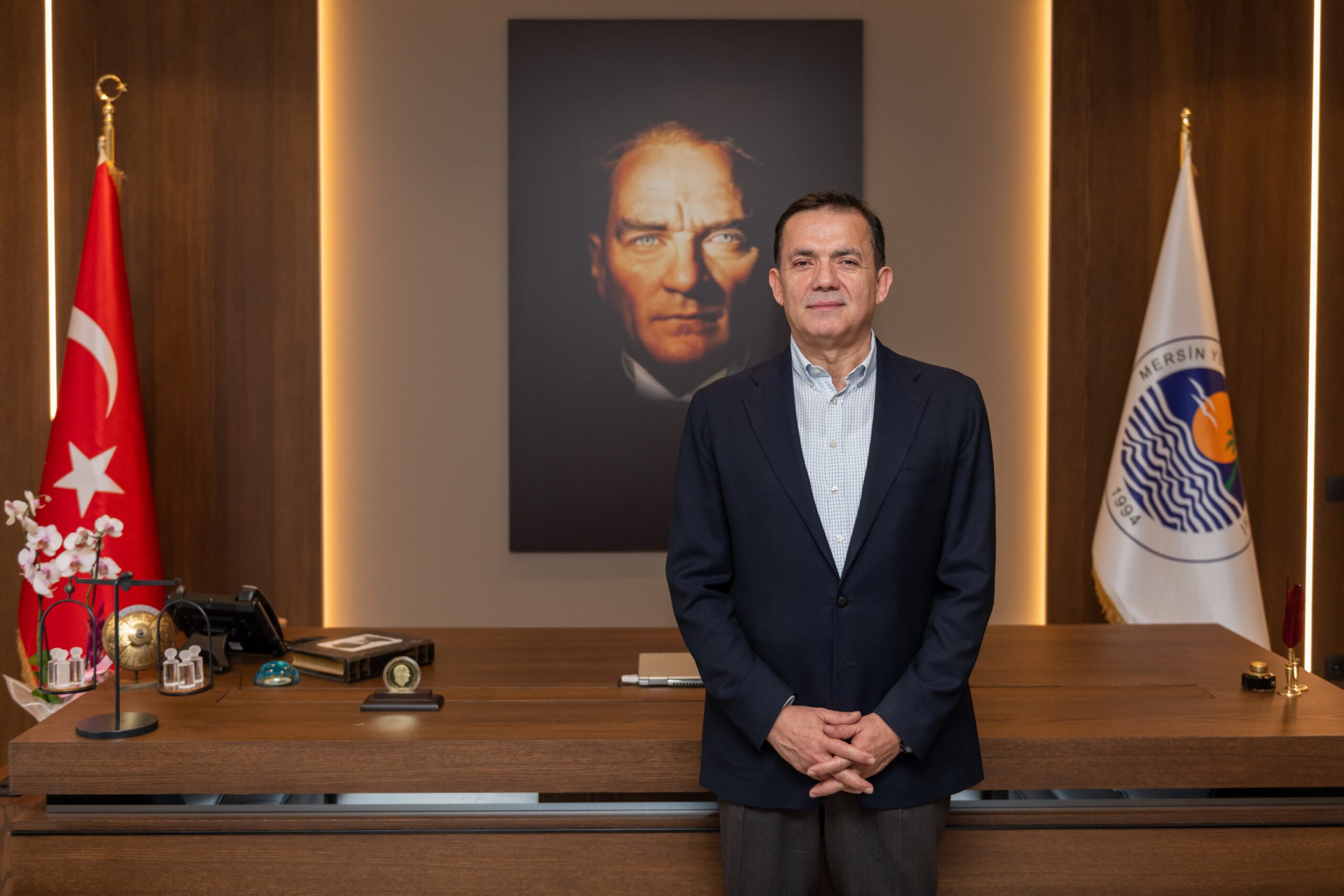 BAŞKAN ÖZYİĞİT, MERSİN’İN KURTULUŞUNUN 104. YILINI KUTLADI