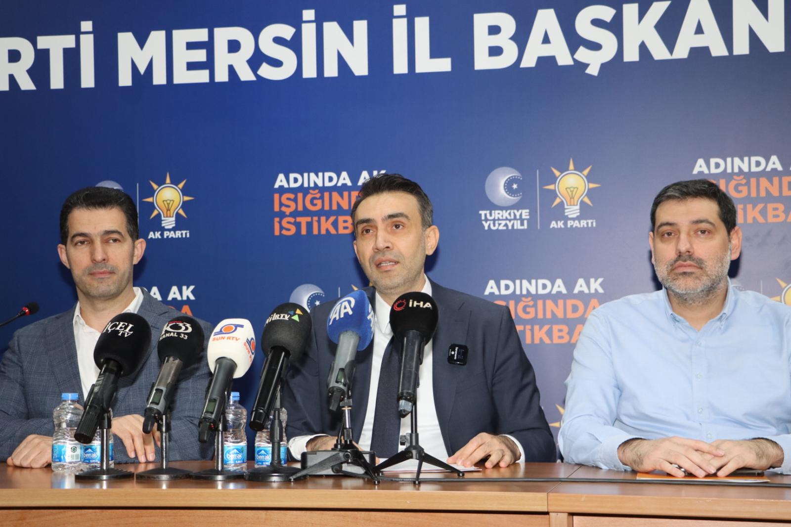 MERSİN AK PARTİ İL BAŞKANINDAN ALDEMİR’DEN  TEŞKİLAT ÇALIŞMASINA DAİR AÇIKLAMA