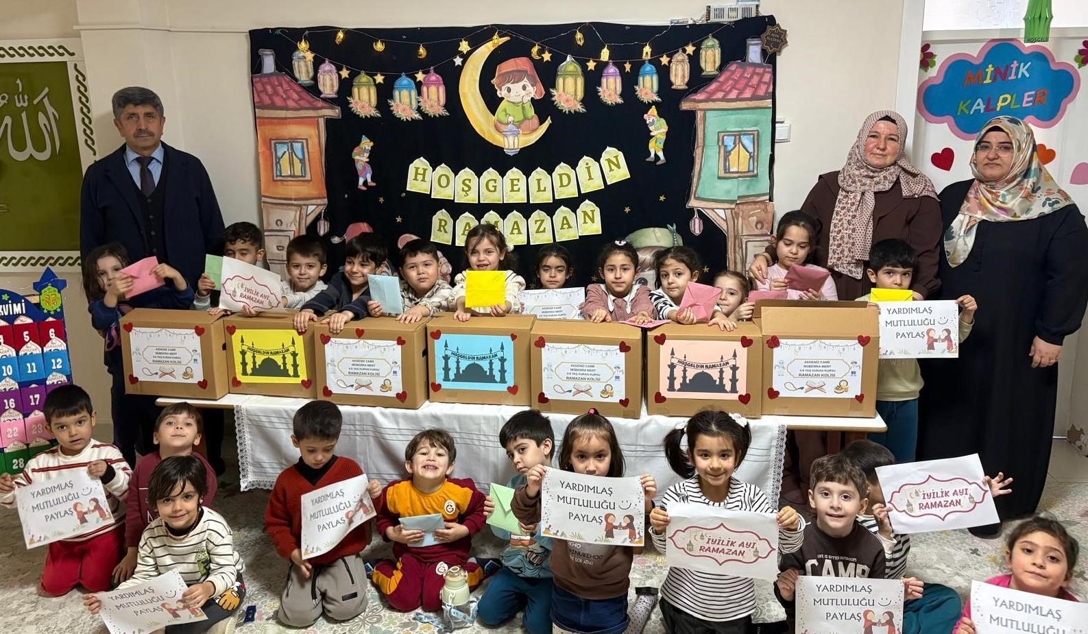 ANAMUR’DA MİNİKLERDEN RAMAZAN DAYANIŞMASI