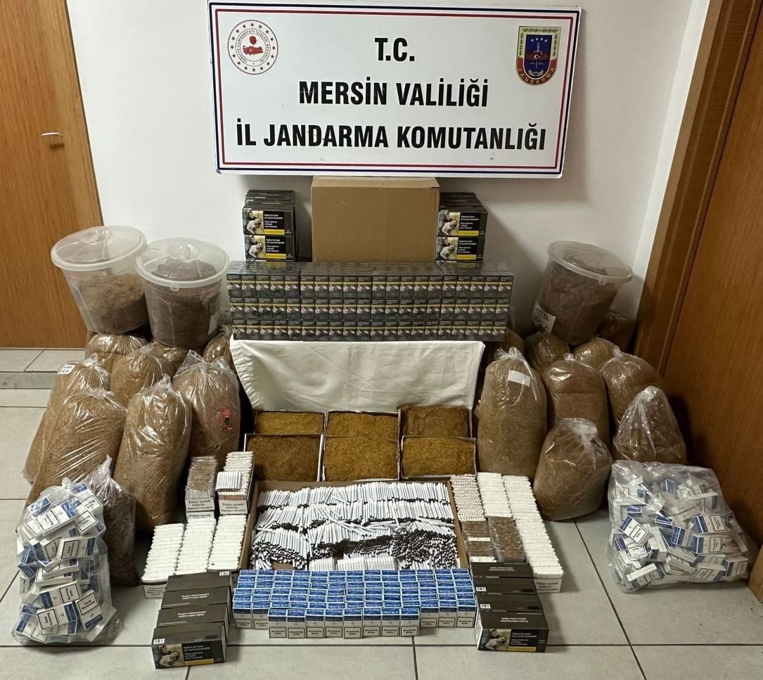 MERSİN’DE SİGARA KAÇAKÇILIĞI OPERASYONU: 2 GÖZALTI