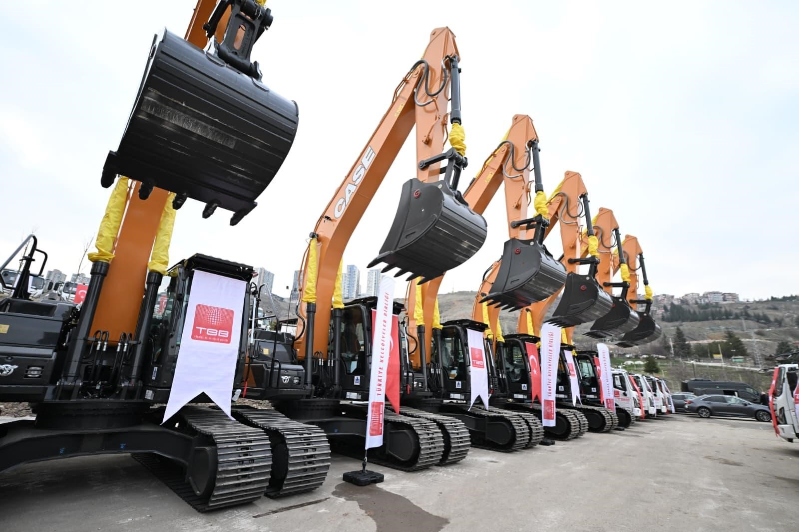 TBB’DEN 88 BELEDİYEYE 90 HİZMET ARACI DESTEĞİ