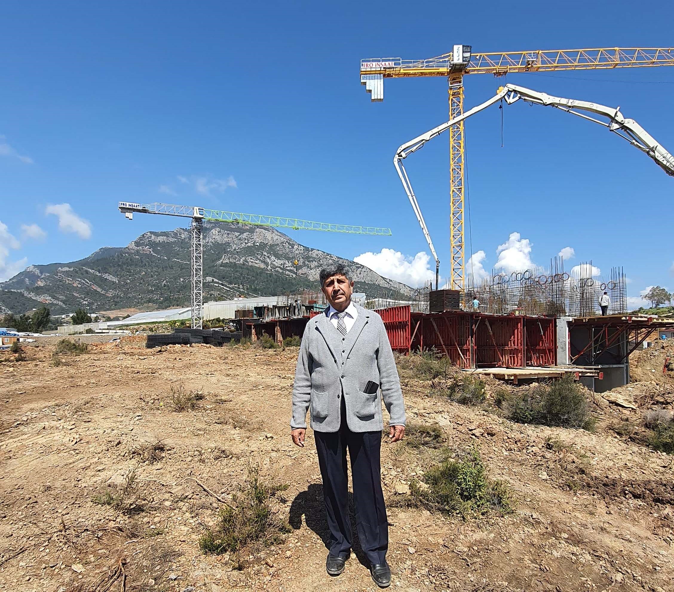ANAMUR’DA YAPILACAK CAMİNİN KIBLESİ YERİNDE BELİRLENDİ