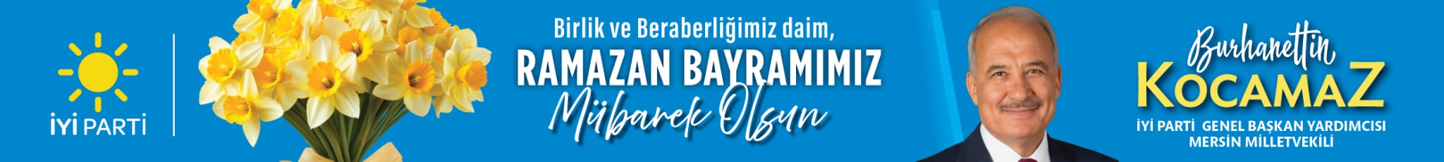 İYİ PARTİLİ KOCAMAZ’DAN RAMAZAN BAYRAMI MESAJI