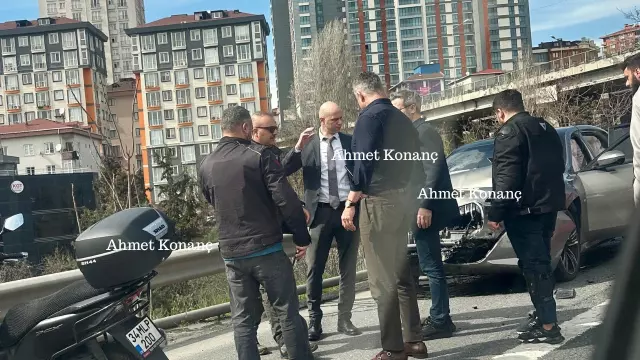 FENERBAHÇE BAŞKANI SADETTİN SARAN TRAFİK KAZASI GEÇİRDİ