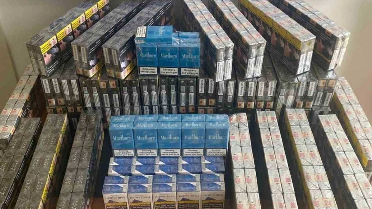50 BİN PAKET KAÇAK SİGARA YAKALATTI, “UCUZA BULUNCA TOPLU SATIN ALDIM” DEDİ
