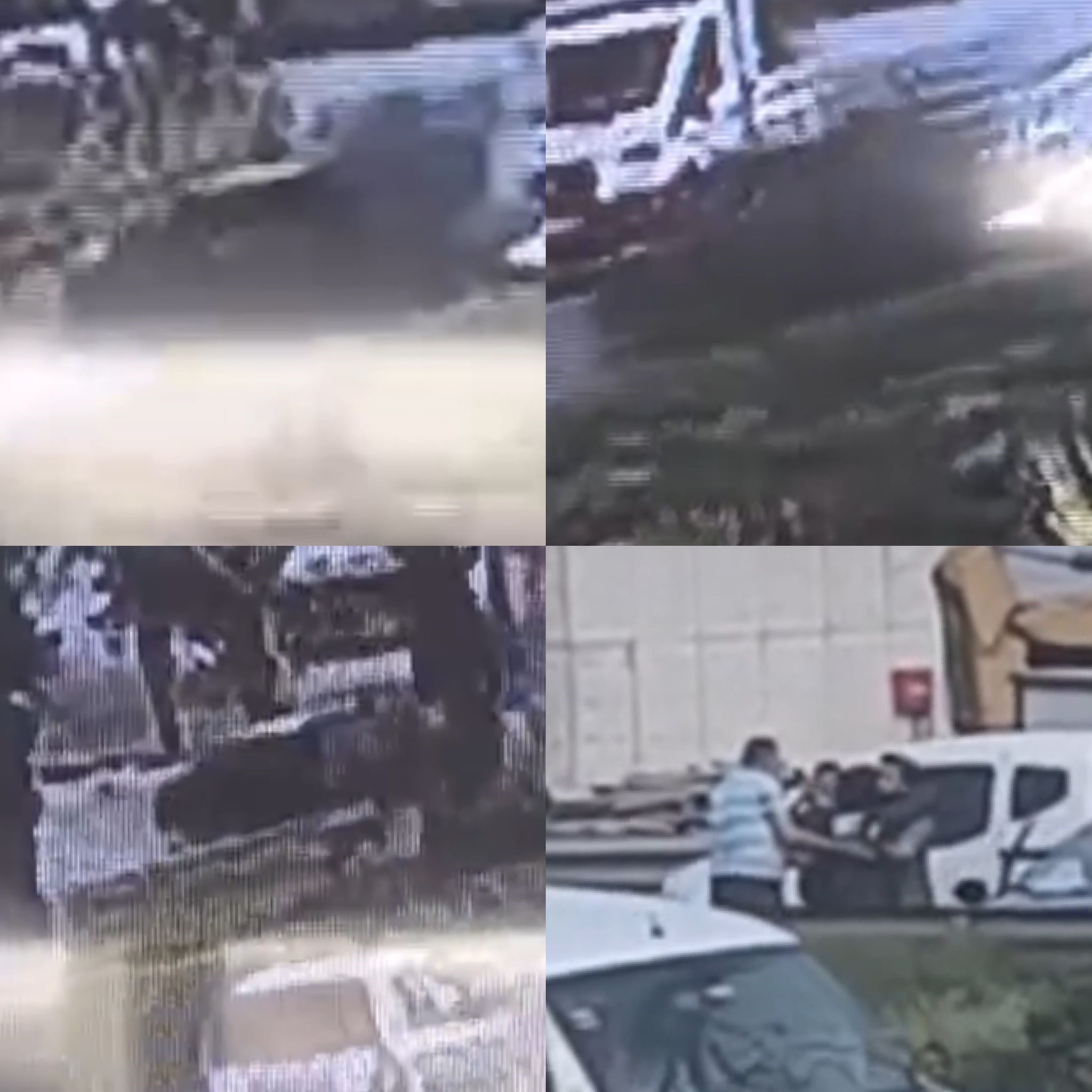 TIR OTOMOBİLİ METRELERCE SÜRÜKLEDİ: 2 YARALI