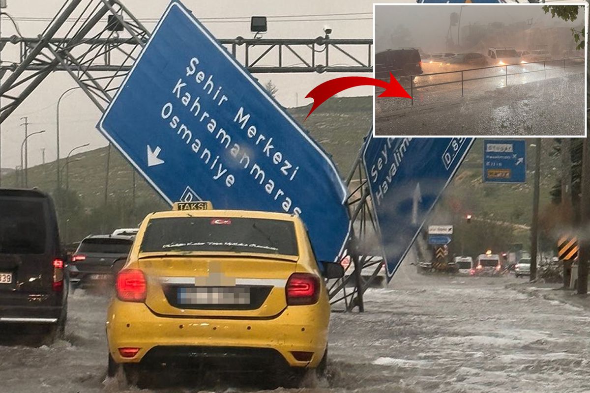 GAZİANTEP’İ “SÜPER HÜCRE” VURDU! 23 KİŞİ YARALANDI, OKULLAR TATİL EDİLDİ