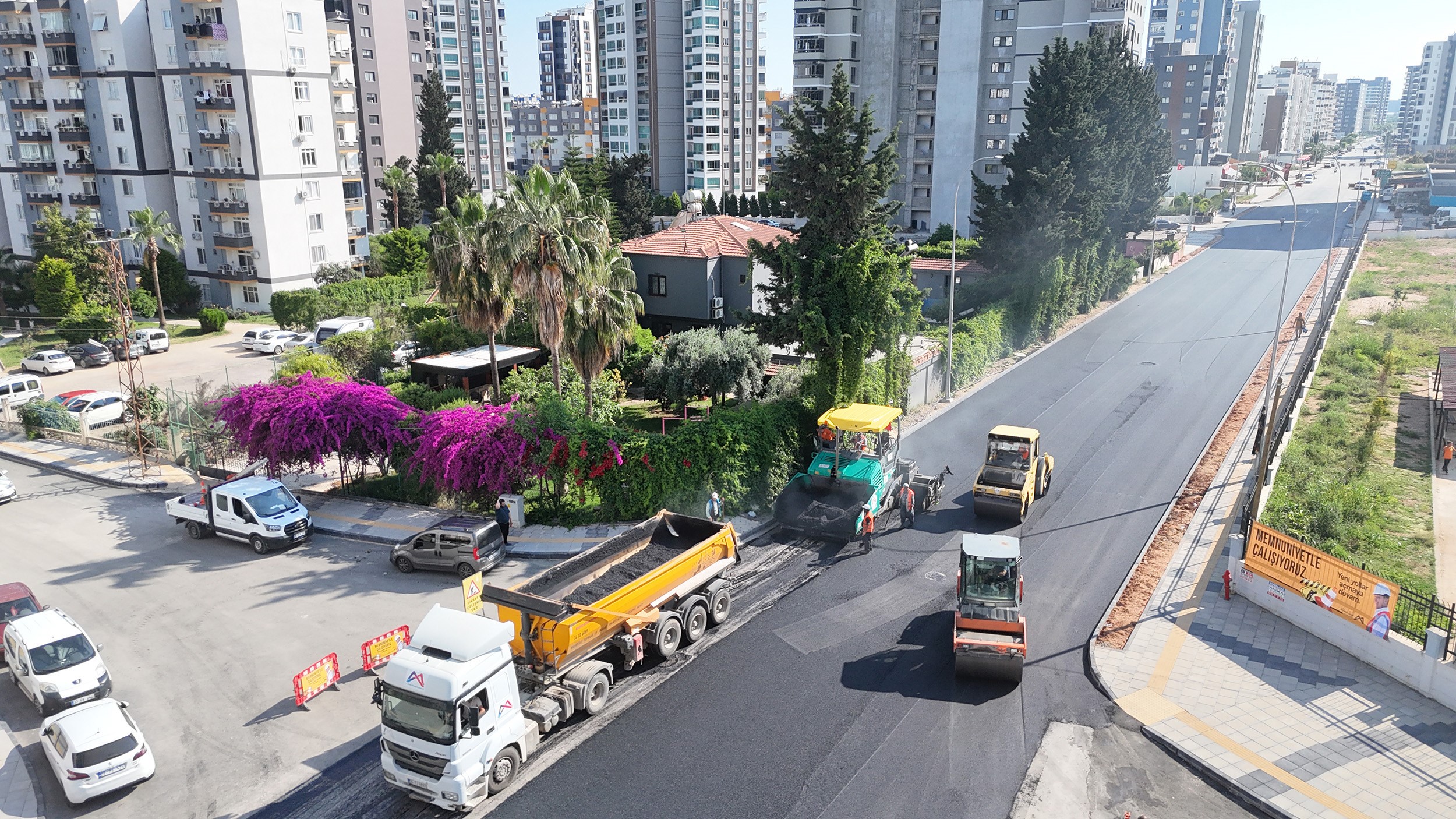 MEZİTLİ’DE ULAŞIMI RAHATLATACAK ÇALIŞMA TAMAMLANDI