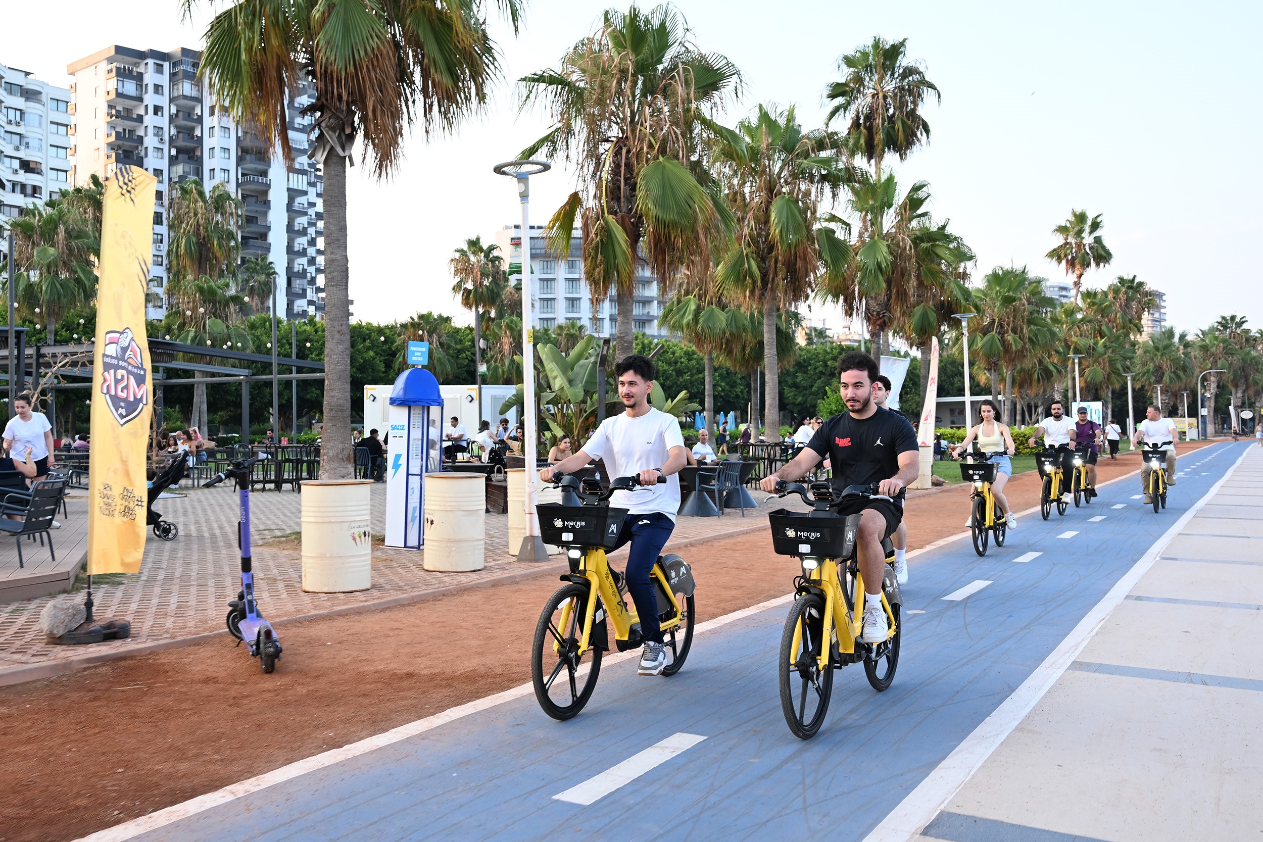 Mersin’de elektrikli bisiklet kullanımı 150 bini aştı.