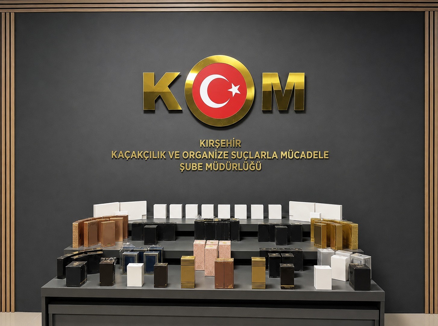 Kırşehir’de kaçak parfüm ve elektronik ürün ele geçirildi