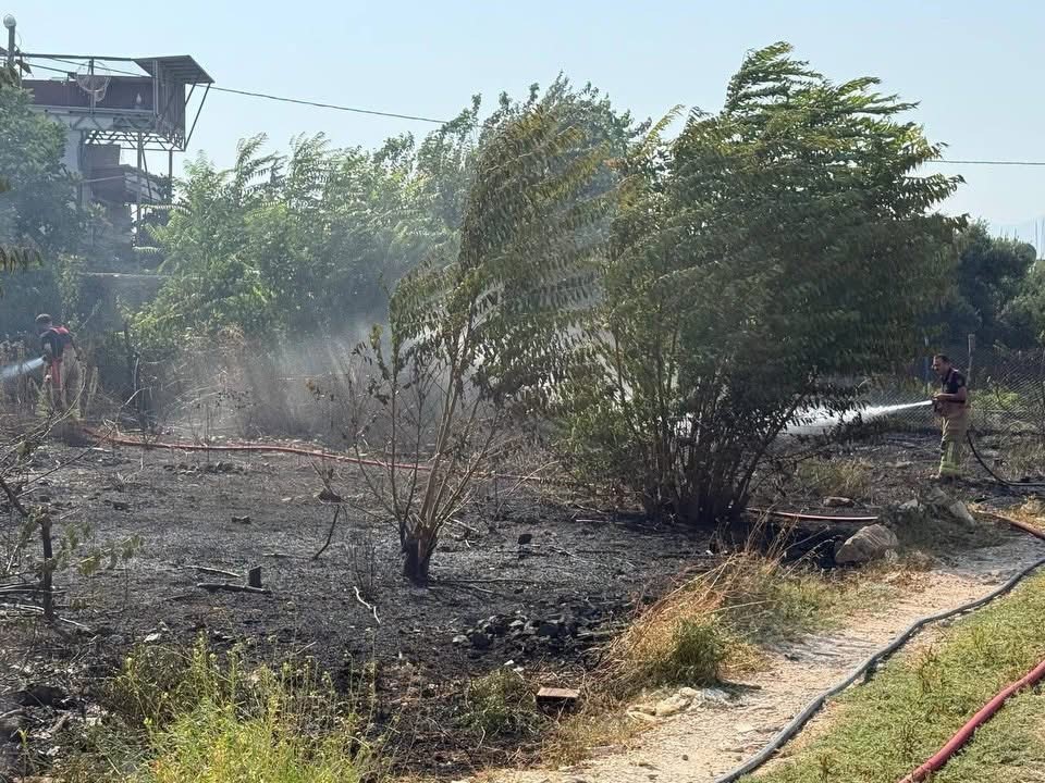 Antakya’da bahçe yangını kontrol altına alındı
