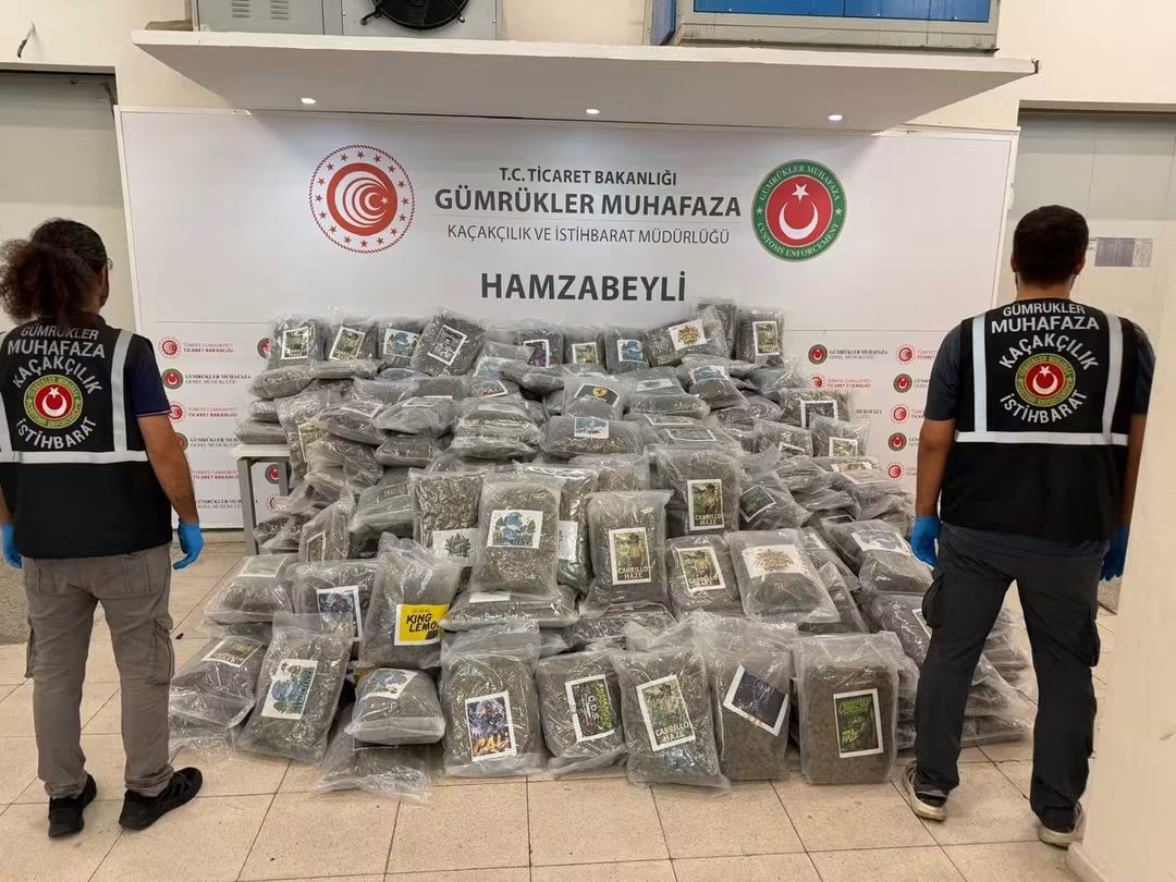 Hamzabeyli’de 287 kilo 910 gram esrar ele geçirildi
